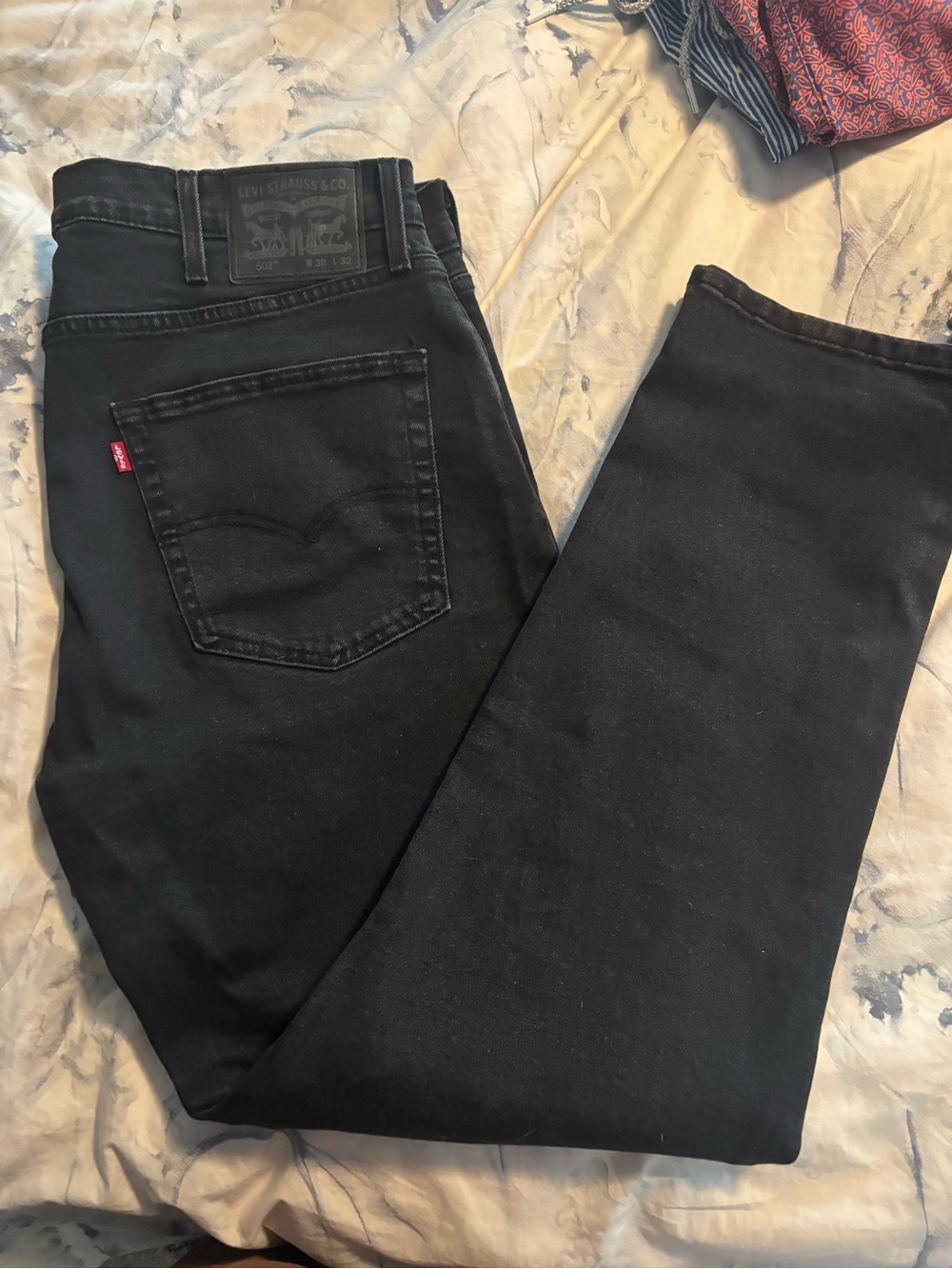 Levi's Men's Black Straight Jeans